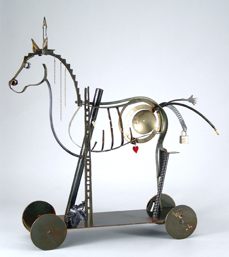 Sculpture :: Wire :: Art :: Steel :: Figurative :: Figure :: Equestrian :: Horse :: Equine :: Bronze :: Public :: Corporate :: Plaza :: Lobby :: Lisa Fedon :: Artist :: Designer