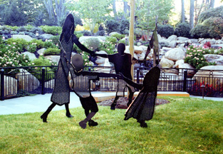 Sculpture :: Steel :: Wire :: Art :: Figurative :: Figure :: Family :: Mesh :: Painted :: Equestrian :: Horse :: Equine :: Kinetic :: Bronze :: Public :: Corporate :: Plaza :: Lobby :: Lisa Fedon :: Artist :: Designer :: Sculptor :: ISC :: Wikipedia