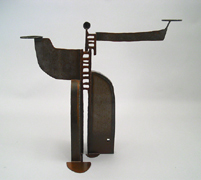 Steel sculpture for corporate or home
