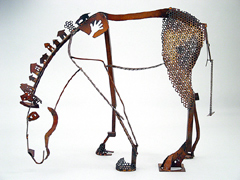 Sculpture :: Wire :: Art :: Steel :: Figurative :: Figure :: Equestrian :: Horse :: Equine :: Bronze :: Public :: Corporate :: Plaza :: Lobby :: Lisa Fedon :: Artist :: Designer