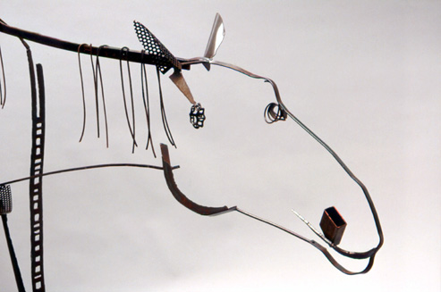 Sculpture :: Wire :: Art :: Steel :: Figurative :: Figure :: Equestrian :: Horse :: Equine :: Bronze :: Public :: Corporate :: Plaza :: Lobby :: Lisa Fedon :: Artist :: Designer