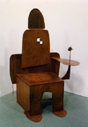 Chair :: Chairs :: Steel :: Furniture :: Dining :: Garden :: Bench :: Benches :: Lobby :: Corporate :: Desk :: Home :: Office :: Sculptural :: Art :: Lisa Fedon :: Artist :: Designer