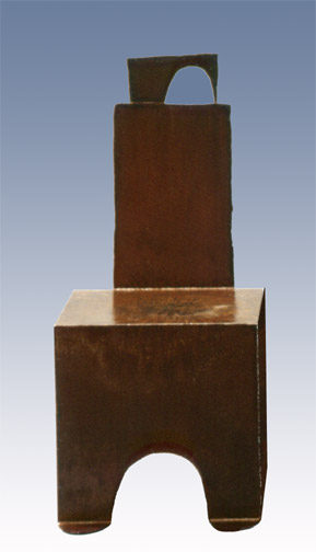 Chair :: Chairs :: Steel :: Furniture :: Dining :: Garden :: Bench :: Benches :: Lobby :: Corporate :: Desk :: Home :: Office :: Sculptural :: Art :: Lisa Fedon