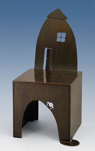 Chair :: Chairs :: Steel :: Furniture :: Dining :: Garden :: Bench :: Benches :: Lobby :: Corporate :: Desk :: Home :: Office :: Sculptural :: Art :: Lisa Fedon