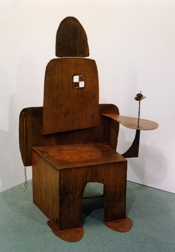 Chair :: Chairs :: Steel :: Furniture :: Dining :: Garden :: Bench :: Benches :: Lobby :: Corporate :: Desk :: Home :: Office :: Sculptural :: Art :: Lisa Fedon