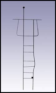 Garden :: Trellis :: Trellises :: Steel :: Sculpture :: Figure :: Figurative :: Lisa Fedon