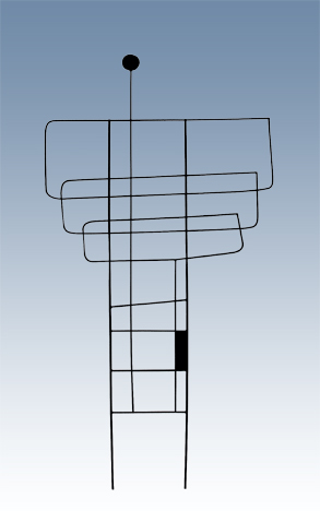 Garden :: Trellis :: Trellises :: Steel :: Sculpture :: Figure :: Figurative :: Lisa Fedon